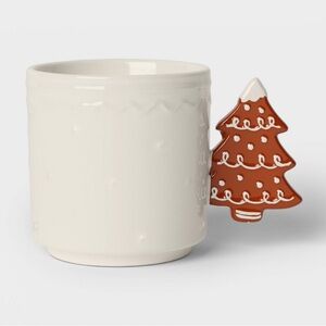 Wondershop Target Gingerbread Tree Handle Stoneware Mug, New!, 15.5 oz capacity